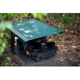 Vordach, Garage für Rasenmäher - GRK 1 - grün GRINDI IN THE GARDEN - 6