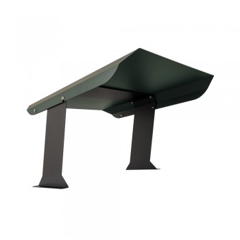 Vordach, Garage für Rasenmäher - GRK 1 - grün GRINDI IN THE GARDEN - 2