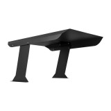 Vordach, Garage für Rasenmäher - GRK 2 - grau GRINDI IN THE GARDEN - 2