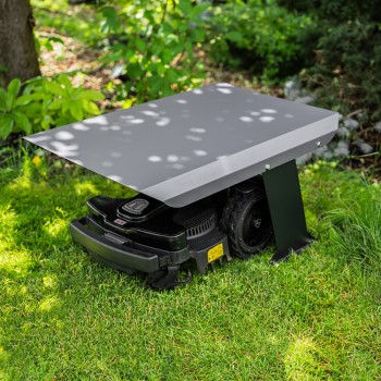 Vordach, Garage für Rasenmäher - GRK 2 - grau GRINDI IN THE GARDEN - 5