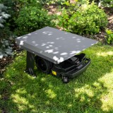 Vordach, Garage für Rasenmäher - GRK 2 - grau GRINDI IN THE GARDEN - 6