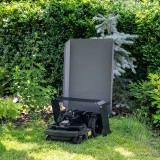 Vordach, Garage für Rasenmäher - GRK 2 - grau GRINDI IN THE GARDEN - 7