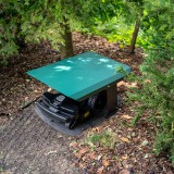 Vordach, Garage für Rasenmäher - GRK 2 - grün GRINDI IN THE GARDEN - 6