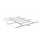 Bellis III Gartenhäuschen Bodenrahmen Grindi - 2