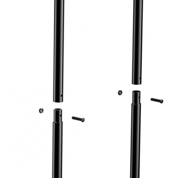 Metallverbinder für Holzständer, Kaminholzregal - 111x35, Schwarz - Odun GRINDI IN THE GARDEN - 3