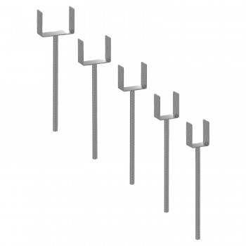 Stützenfuß Pfostenträger Betonanker mit langer Stange - PS 500 Typ U GRUNDLINE - 12