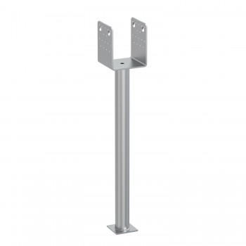 Pfostenträger Betonanker Langrohr - Feuerverzinkt - PSS R500 GRUNDLINE - 1