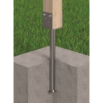 Pfostenträger Betonanker Langrohr - Feuerverzinkt - PSS R500 GRUNDLINE - 9