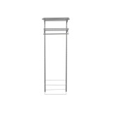 Kleiderschrank, Regalsystem, Garderobe - Grau, 200x65x42 cm - wandmontage INTEGRI - 3