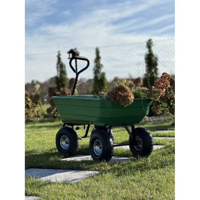 Transportwagen Bollerwagen Garten Wagen mit Kippfunktion - TGO 1 GRINDI IN THE GARDEN - 3