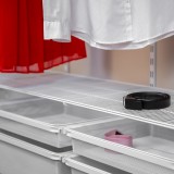 Kleiderschrank, Regalsystem, Garderobe - Weiß, 200x185x42 cm - wandmontage INTEGRI - 5