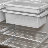 Kleiderschrank, Regalsystem, Garderobe - Weiß, 200x185x42 cm - wandmontage INTEGRI - 6