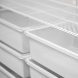 Kleiderschrank, Regalsystem, Garderobe - Weiß, 200x125x42 cm - wandmontage INTEGRI - 5