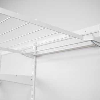 Regalsystem, Waschküche, Ordnungssystem - Weiß, 200x125x42 cm - wandmontage INTEGRI - 7