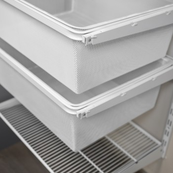 Regalsystem, Waschküche, Ordnungssystem - Weiß, 200x125x42 cm - wandmontage INTEGRI - 8