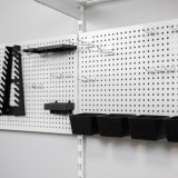 Werkzeugwand, Regalsystem, Werkzeughalter - Weiß, 200x125x42 cm - wandmontage INTEGRI - 5