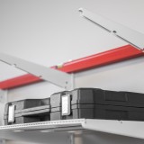 Werkzeugwand, Regalsystem, Werkzeughalter - Weiß, 150x185x42 cm - wandmontage INTEGRI - 4