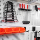 Werkzeugwand, Regalsystem, Werkzeughalter - Weiß, 150x185x42 cm - wandmontage INTEGRI - 5