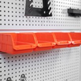 Werkzeugwand, Regalsystem, Werkzeughalter - Weiß, 150x185x42 cm - wandmontage INTEGRI - 6