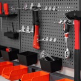 Werkzeugwand, Regalsystem, Werkzeughalter - Grau, 200x185x42 cm - wandmontage INTEGRI - 4