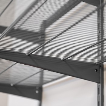 Werkzeugwand, Regalsystem, Werkzeughalter - Grau, 200x185x42 cm - wandmontage INTEGRI - 6