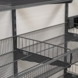 Werkzeugwand, Regalsystem, Werkzeughalter - Grau, 200x185x42 cm - wandmontage INTEGRI - 11