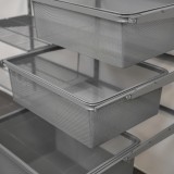 Werkzeugwand, Regalsystem, Werkzeughalter - Grau, 200x125x42 cm - wandmontage INTEGRI - 8