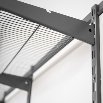 Werkzeugwand, Regalsystem, Werkzeughalter - Grau, 200x125x42 cm - wandmontage INTEGRI - 10