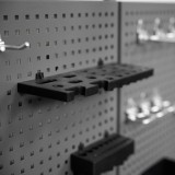 Werkzeugwand, Regalsystem, Werkzeughalter - Grau, 200x125x42 cm - wandmontage INTEGRI - 11