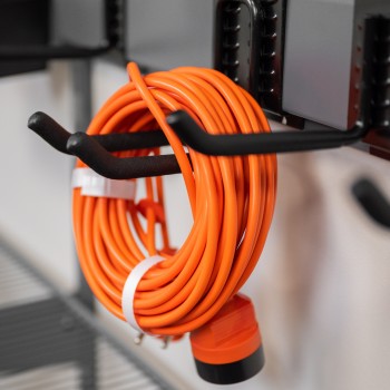 Werkzeugwand, Regalsystem, Werkzeughalter - Grau, 200x125x42 cm - wandmontage INTEGRI - 5