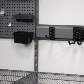 Werkzeugwand, Regalsystem, Werkzeughalter - Grau, 200x125x42 cm - wandmontage INTEGRI - 8