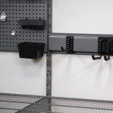 Werkzeugwand, Regalsystem, Werkzeughalter - Grau, 200x125x42 cm - wandmontage INTEGRI - 8