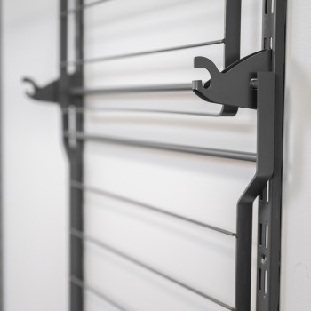 Regalsystem, Waschküche, Ordnungssystem - Grau, 200x125x42 cm - wandmontage INTEGRI - 6