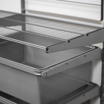 Regalsystem, Waschküche, Ordnungssystem - Grau, 200x125x42 cm - wandmontage INTEGRI - 7