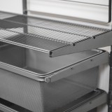 Regalsystem, Waschküche, Ordnungssystem - Grau, 200x125x42 cm - wandmontage INTEGRI - 7