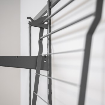 Regalsystem, Waschküche, Ordnungssystem - Grau, 200x125x42 cm - wandmontage INTEGRI - 8