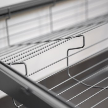 Kleiderschrank, Regalsystem, Garderobe - Grau, 200x125x42 cm - wandmontage INTEGRI - 7