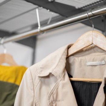 Kleiderschrank, Regalsystem, Garderobe - Grau, 200x125x42 cm - wandmontage INTEGRI - 6