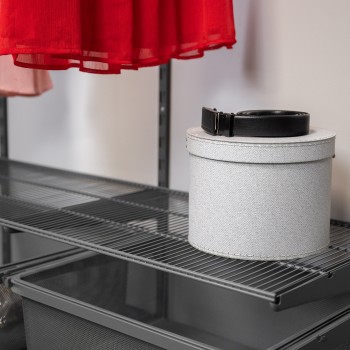 Kleiderschrank, Regalsystem, Garderobe - Grau, 200x125x42 cm - wandmontage INTEGRI - 4