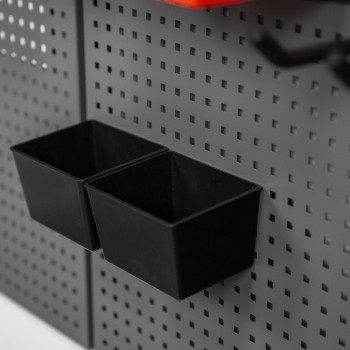 Werkzeugwand, Regalsystem, Werkzeughalter - Grau, 150x185x42 cm - wandmontage INTEGRI - 10