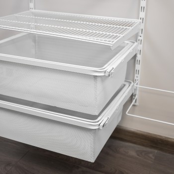 Kleiderschrank, Regalsystem, Garderobe - Weiß, 200x125x42 cm - wandmontage INTEGRI - 7