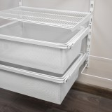 Kleiderschrank, Regalsystem, Garderobe - Weiß, 200x125x42 cm - wandmontage INTEGRI - 7