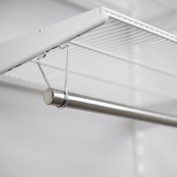 Kleiderschrank, Regalsystem, Garderobe - Weiß, 200x185x42 cm - wandmontage INTEGRI - 7