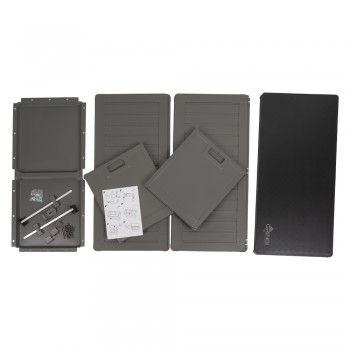 Gartenbox Kissenbox Auflagenbox - Morus 190 liter, dunkelgrau Grindi - 9