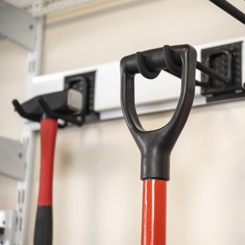 Werkzeugwand, Regalsystem, Werkzeughalter - Weiß, 200x185x42 cm - wandmontage INTEGRI - 8