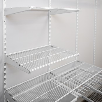 Kleiderschrank, Regalsystem, Garderobe - Weiß, 200x185x42 cm - wandmontage INTEGRI - 6