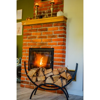 Kaminholzregal Kaminholzständer Holzaufbewahrung 91x30x62 - Osisi Grindi - 6