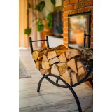Kaminholzregal Kaminholzständer Holzaufbewahrung 91x30x62 - Osisi Grindi - 2