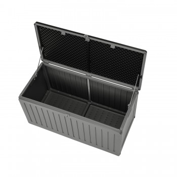 Gartenbox Kissenbox Auflagenbox - Cygnus 270 Liter, dunkelgrau Grindi - 3