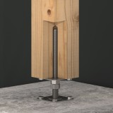 Stützenfuß Pfostenträger, höhenverstelbar zum Aufschrauben - PSR M24 GRUNDLINE - 7